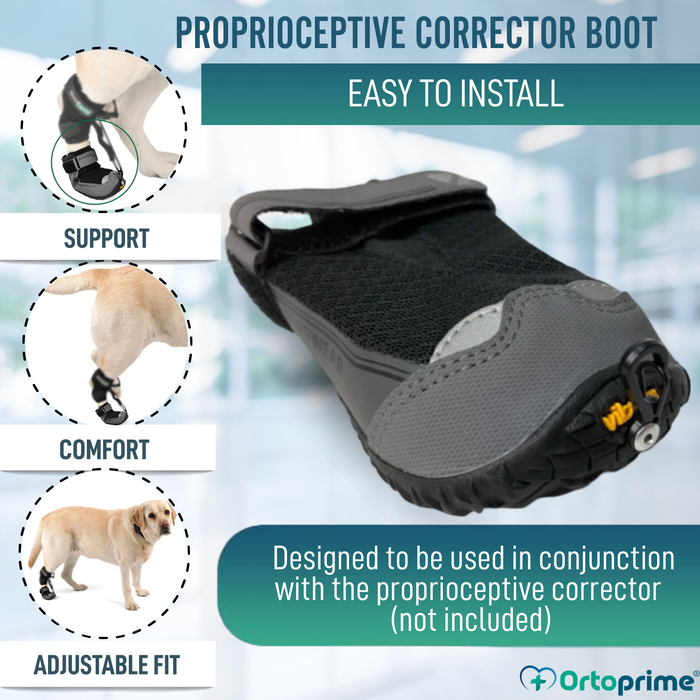 Dog Proprioceptive Corrector Boot | Rubber Sole