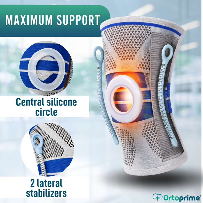 Adjustable Knee Brace for Meniscus and Patellar Ligament Protection