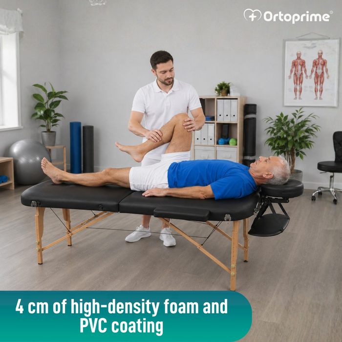 Professional Foldable Wooden Physiotherapy Massage Table | 3 Sections