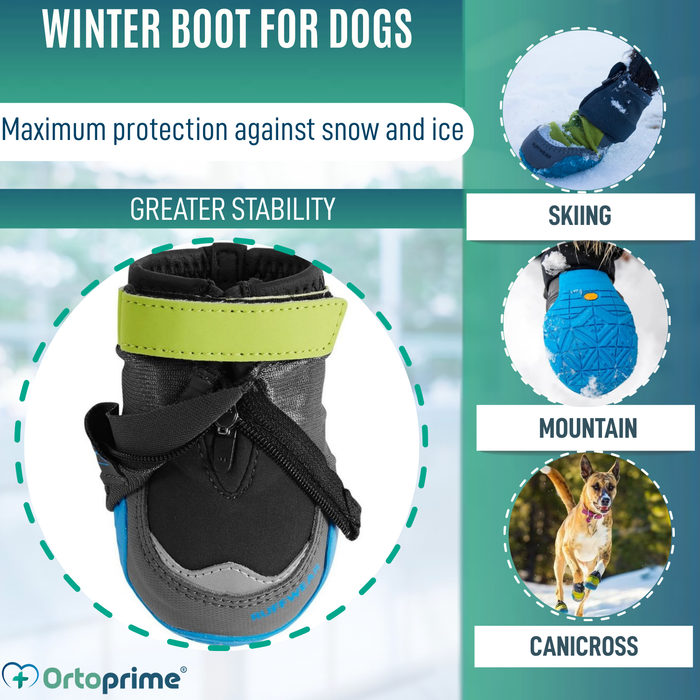 High Winter Dog Boot | Non-Slip Sole