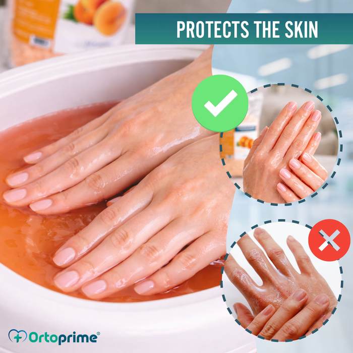 Rehabilitation Paraffin for Hands and Feet 1000ml | Peach