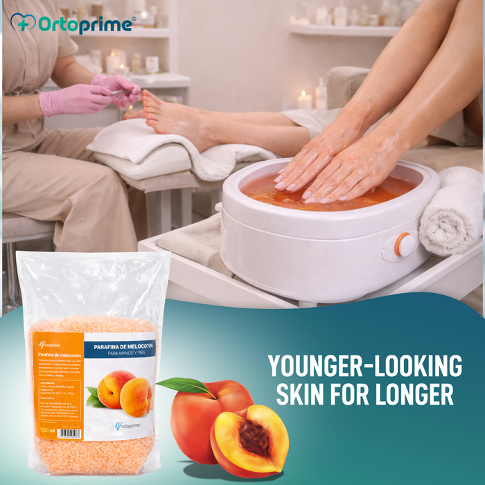 Rehabilitation Paraffin for Hands and Feet 1000ml | Peach