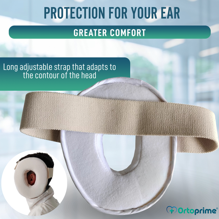 Ear Pressure Relief Cushion with Opening Adjustable