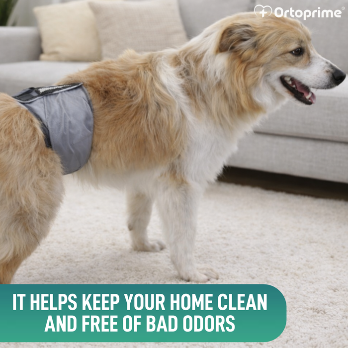 Anti-Leak Dog Diaper for Incontinence | Male Dog