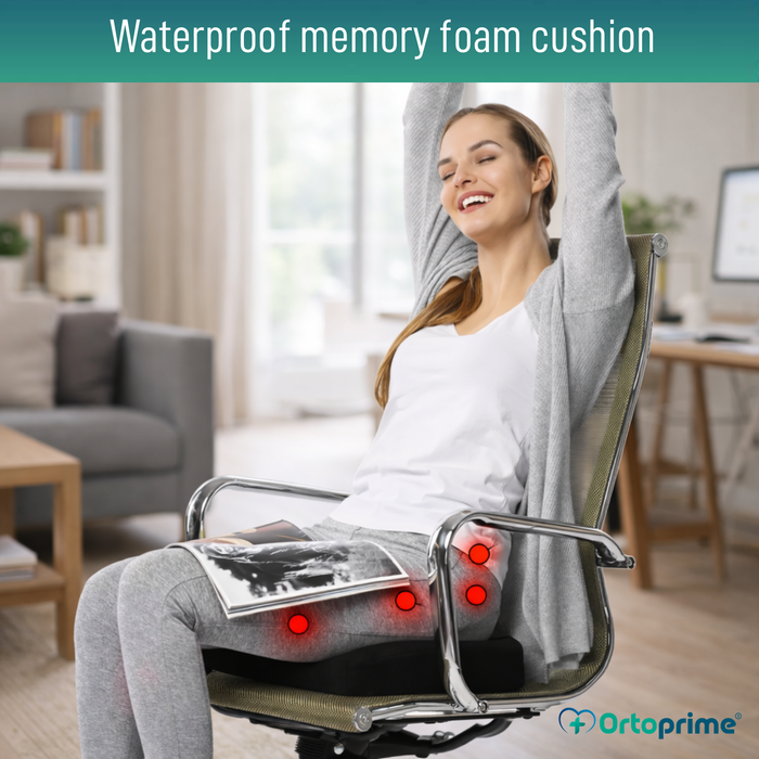 Viscoelastic Pressure Sore Cushion for Coccyx 60kg/m3