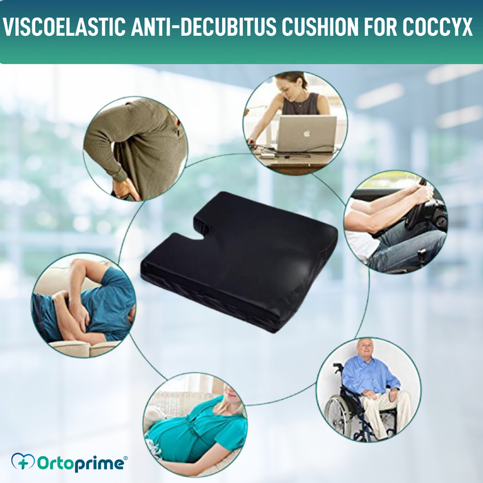 Viscoelastic Pressure Sore Cushion for Coccyx 60kg/m3