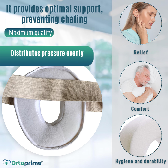 Ear Pressure Relief Cushion with Opening Adjustable