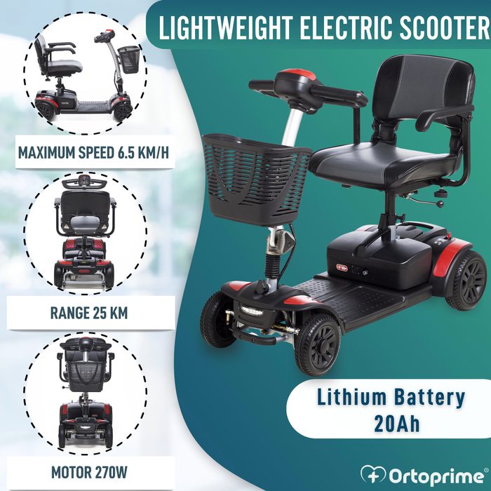 Electric Scooter with 20Ah Lithium Battery | 8 Colours