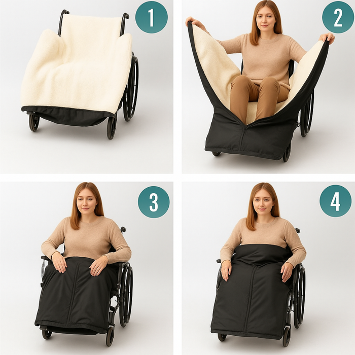 Thermal Leg Cover for Wheelchairs | Waterproof Blanket
