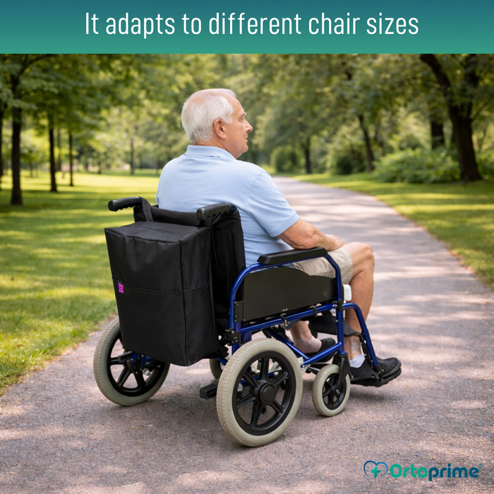 Rear Wheelchair Backpack | 8 Compartments