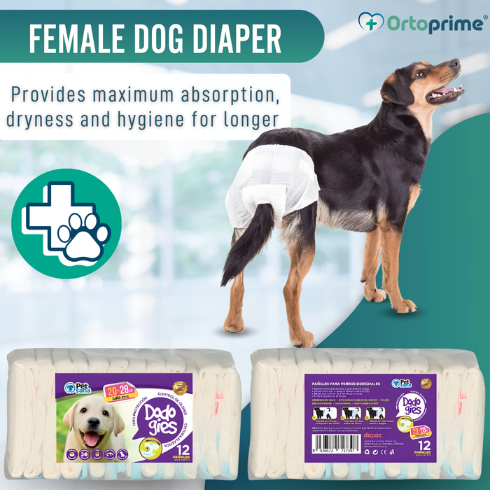 Dog Nappies for Females & Puppies | High Absorbency