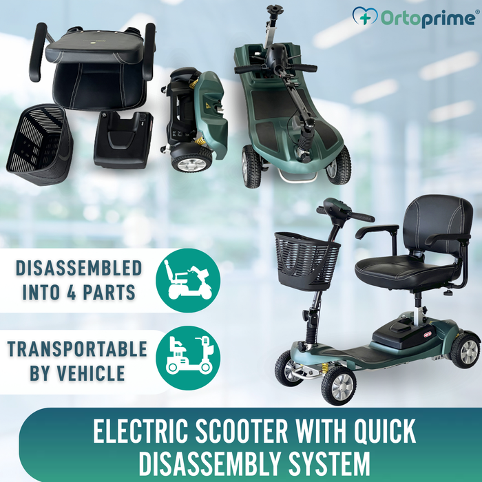 Demountable Electric Scooter | 40Ah Lithium Battery