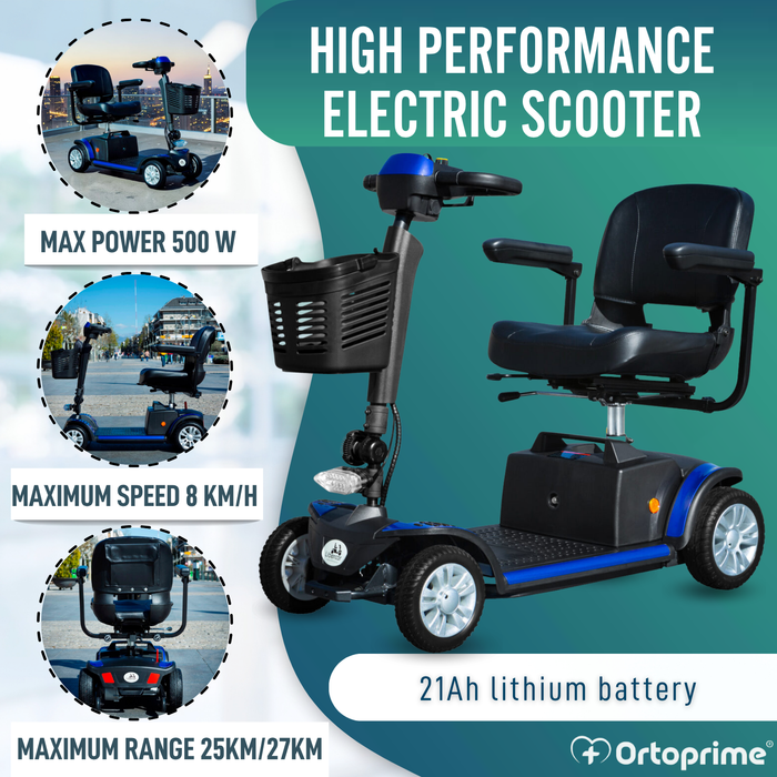 Detachable Electric Scooter with Removable Lithium Battery