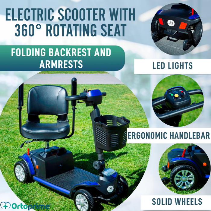 Detachable Electric Scooter with Removable Lithium Battery