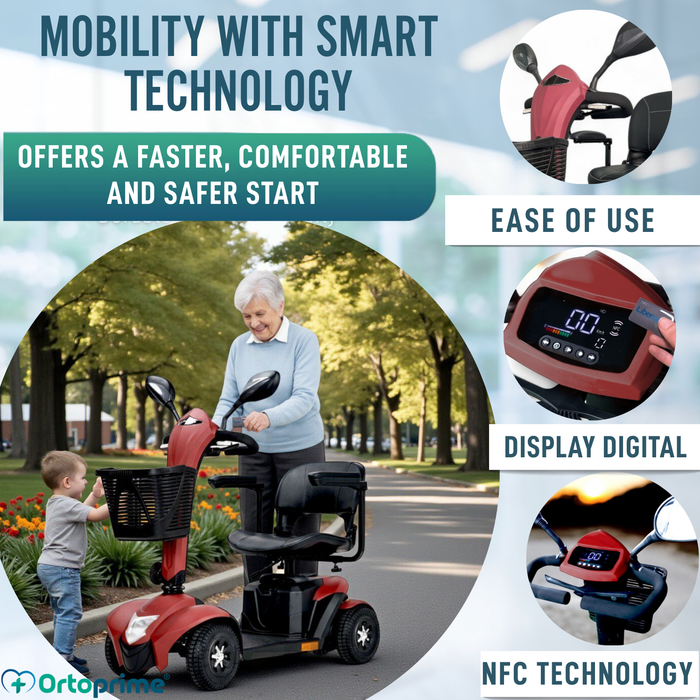 Latest Generation Electric Scooter | Large 24cm Wheels