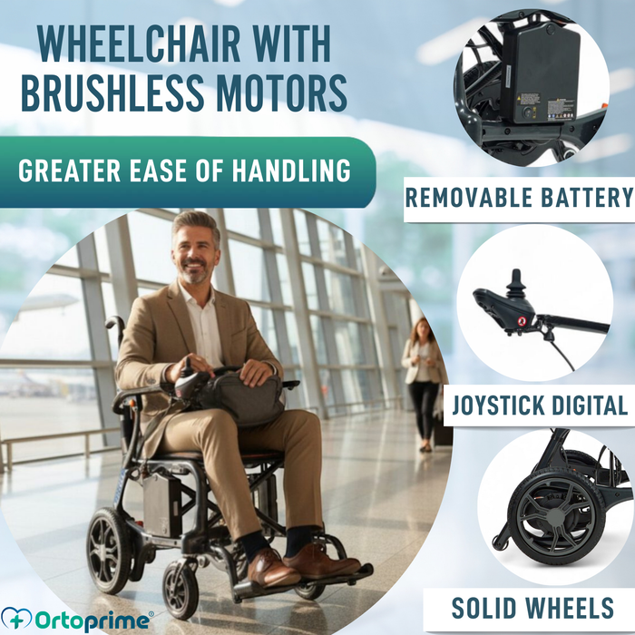 Ultralight Electric Wheelchair with Brushless Motors