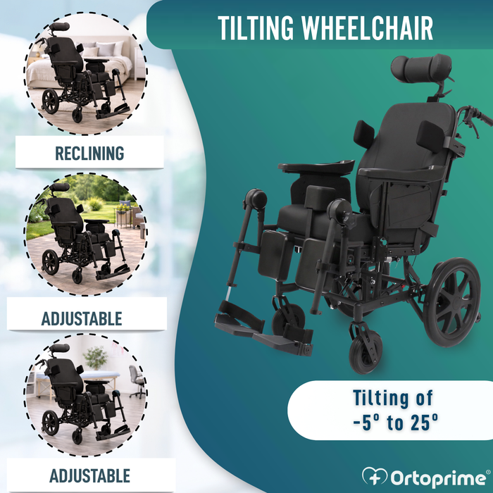 Tilt-in-Space Positioning Wheelchair | Pressure Relief