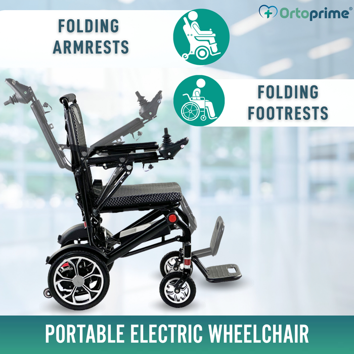 Ultra-Light Foldable Electric Wheelchair | 10Ah Battery