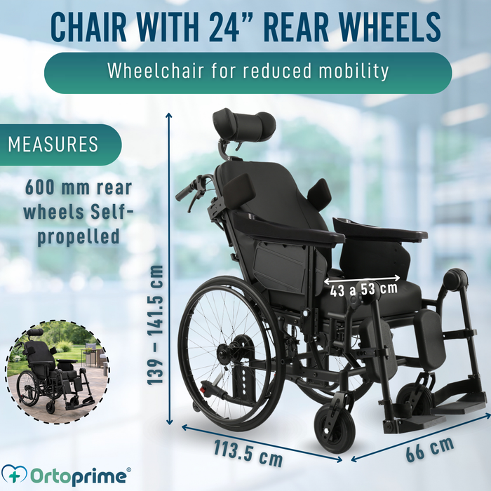 Tilt-in-Space Positioning Wheelchair | Pressure Relief