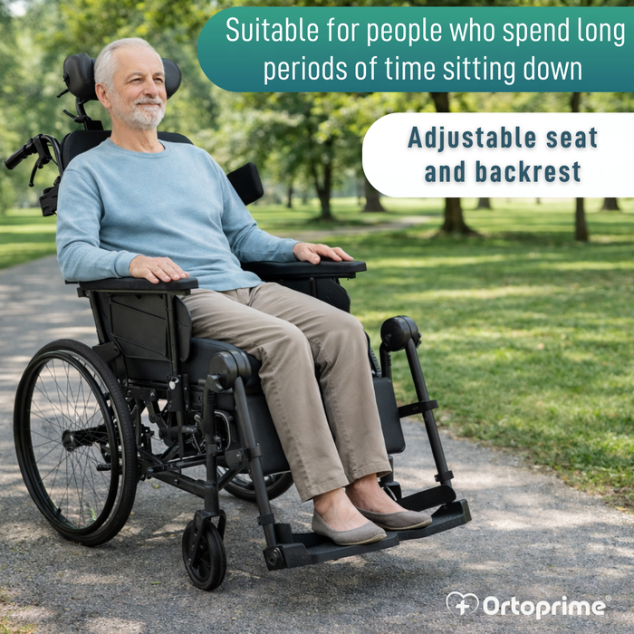 Tilt-in-Space Positioning Wheelchair | Pressure Relief