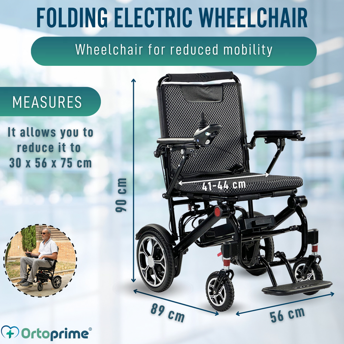 Ultra-Light Foldable Electric Wheelchair | 10Ah Battery