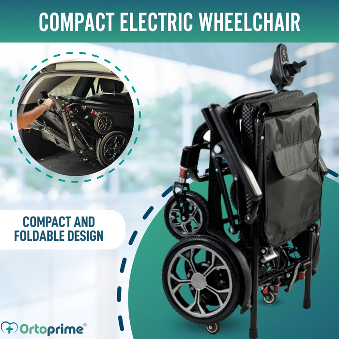 Ultra-Light Foldable Electric Wheelchair | 10Ah Battery