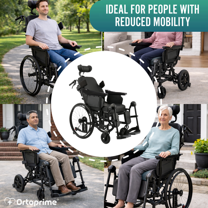 Tilt-in-Space Positioning Wheelchair | Pressure Relief
