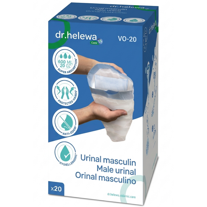Disposable Hygienic Bags for Male Urinals 600 ml