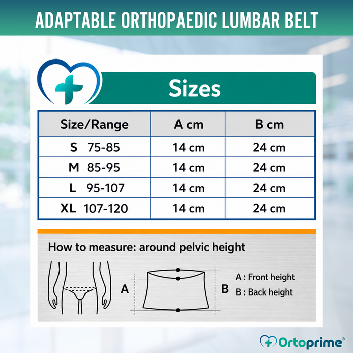 Lumbosacral Work Support with Straps | Adjustable Brace