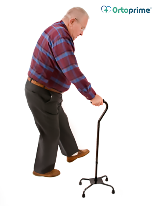 adjustable-four-leg-walking-stick-black-finish-ortoprime-uk