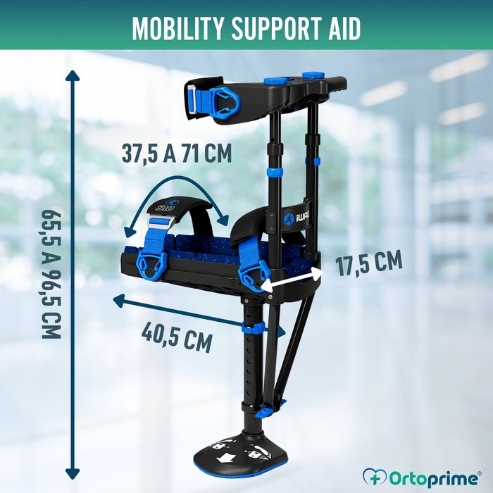 Hands-Free Knee Crutch | Height Adjustable