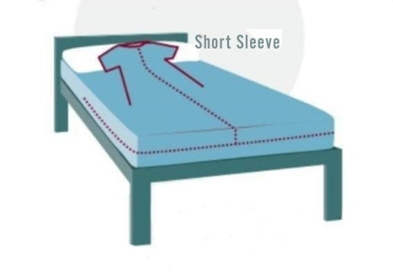 Adjustable Short Sleeve Restraint Sheet | With Zipper — ORTOPRIME-COM