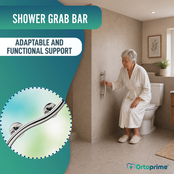 Bathroom Support Bar in Stainless Steel | 35 cm