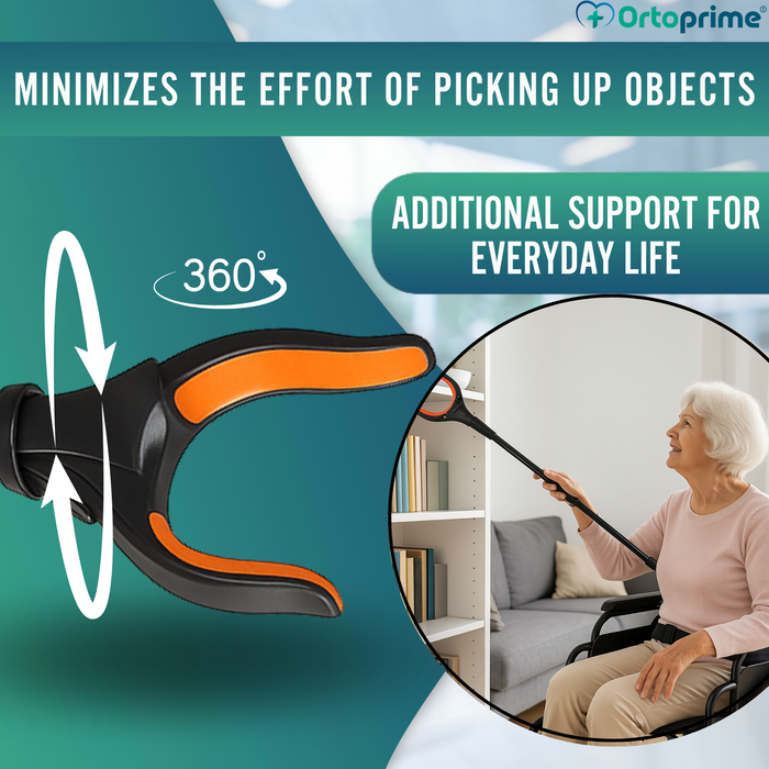 Object Picker with Magnet and LED | Foldable Reacher