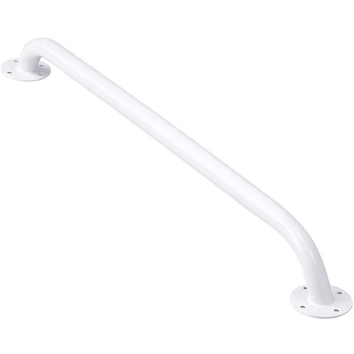 White Steel Grab Rails for Wall Mounting | Four Sizes