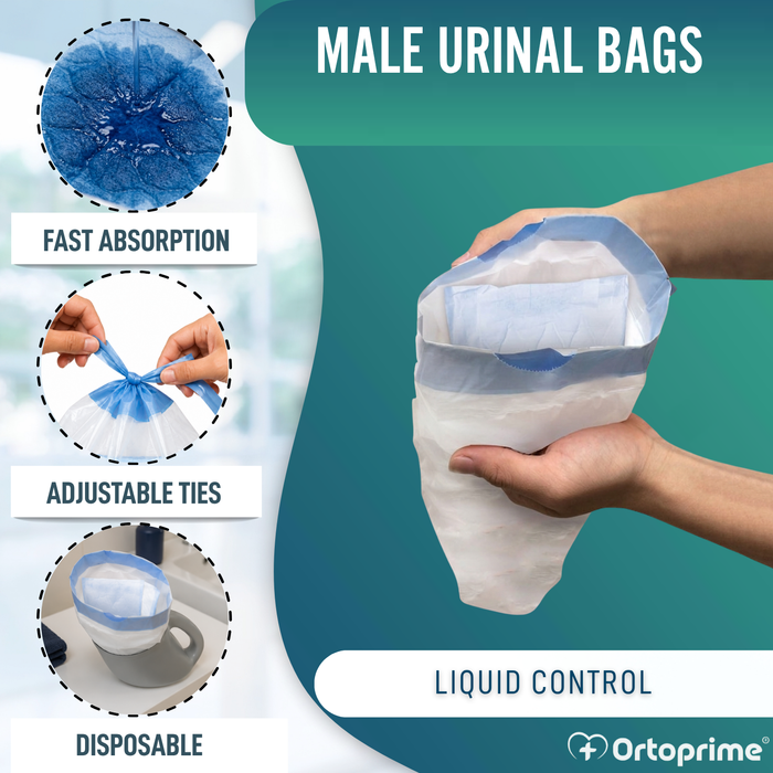 Disposable Hygienic Bags for Male Urinals 600 ml