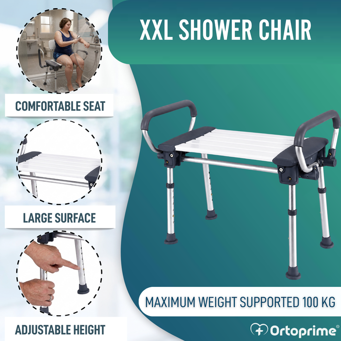 Bariatric XXL Inflatable Bath Cushion | Armrests