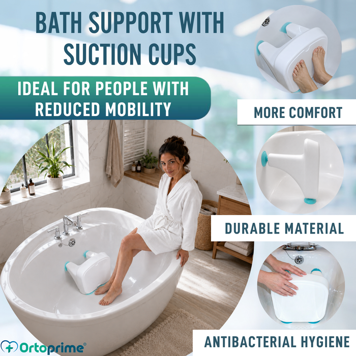 Bath Trough Support with Suction Cups | Adaptable