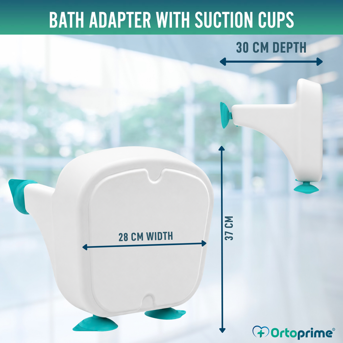 Bath Trough Support with Suction Cups | Adaptable