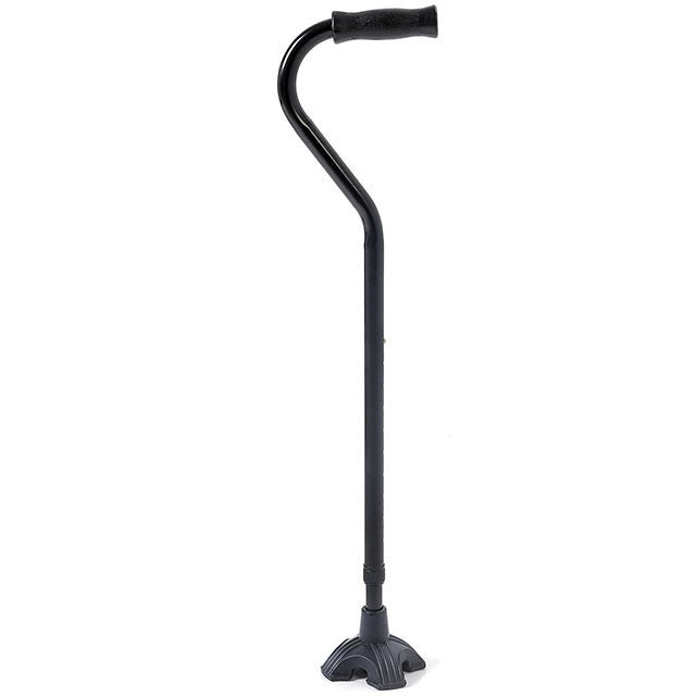 black-quad-cane-4-point-base-anti-slip-tips-ortoprime-uk