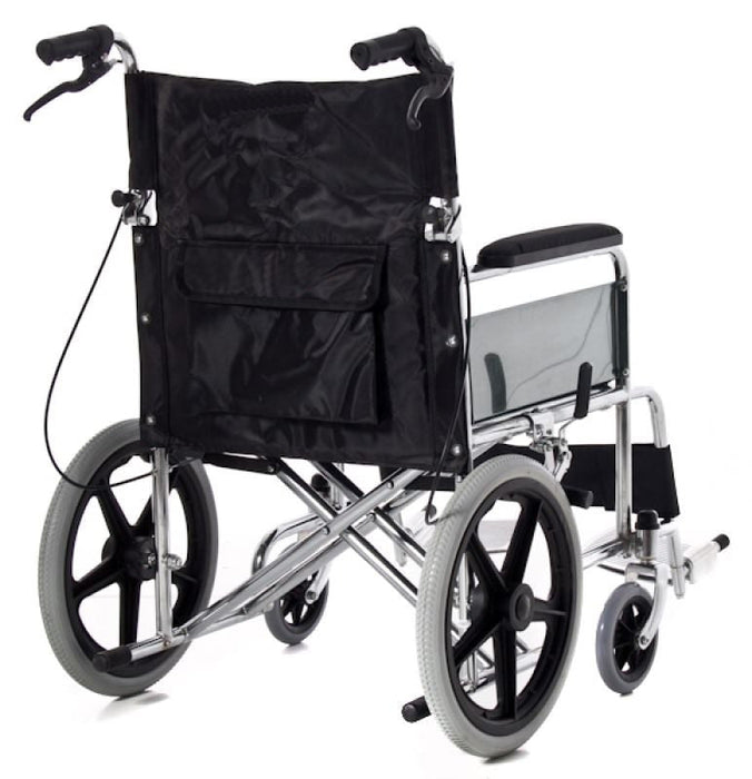 chrome‑plated‑steel‑wheelchair‑wide‑transport‑model‑ortoprime‑uk
