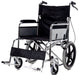 chrome‑steel‑frame‑transport‑wheelchair‑wide‑seat‑ortoprime‑uk