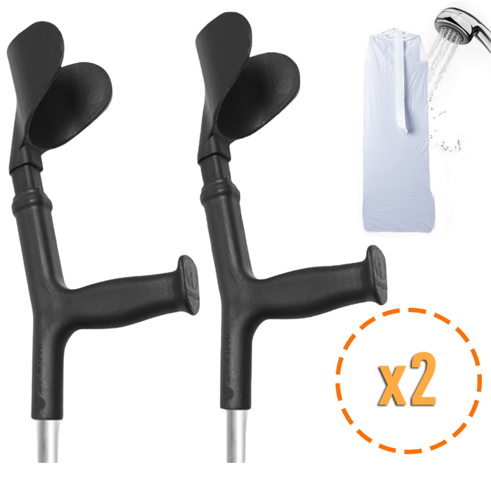 comfort-grip-black-crutches-with-cast-protector-ortoprime-uk