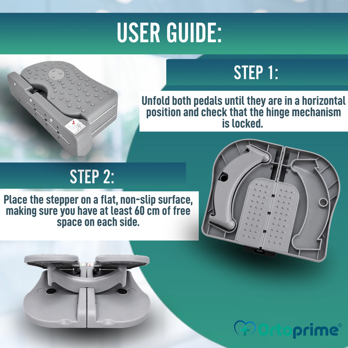 Folding Mini Stepper for Seniors | Static Pedal Exerciser