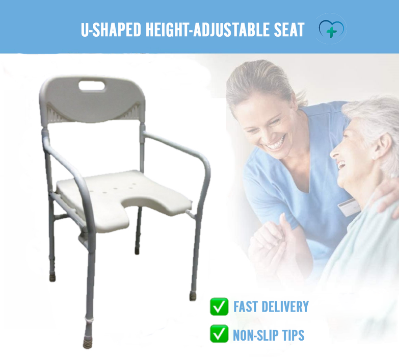 Foldable U-Shaped Bath Chair
