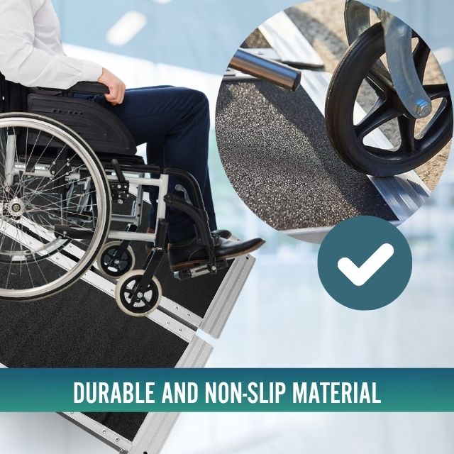 Portable Foldable Wheelchair Ramp for Stairs β Ortoprime.uk