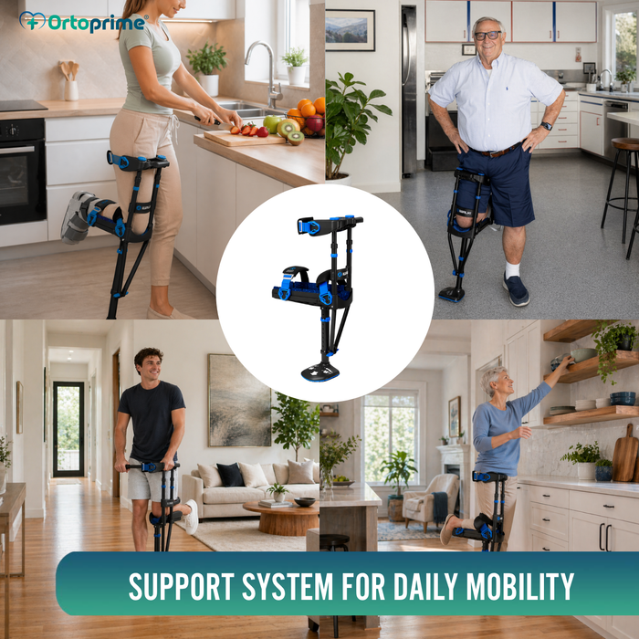 Hands-Free Knee Crutch | Height Adjustable