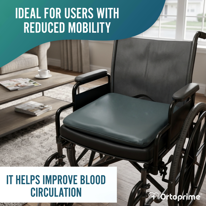 Visco Gel Anti-Bedsore Cushion for Wheelchair 85 kg/m³
