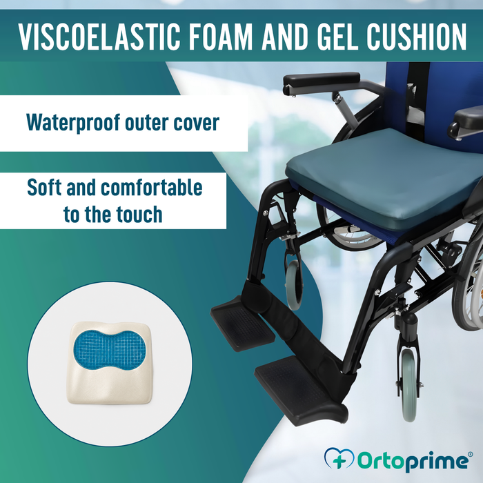 Visco Gel Anti-Bedsore Cushion for Wheelchair 85 kg/m³