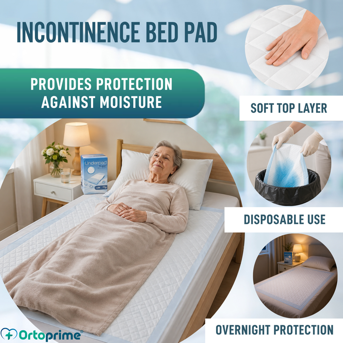 Disposable Super Absorbent Bed Pad with Liner | 90x180 cm